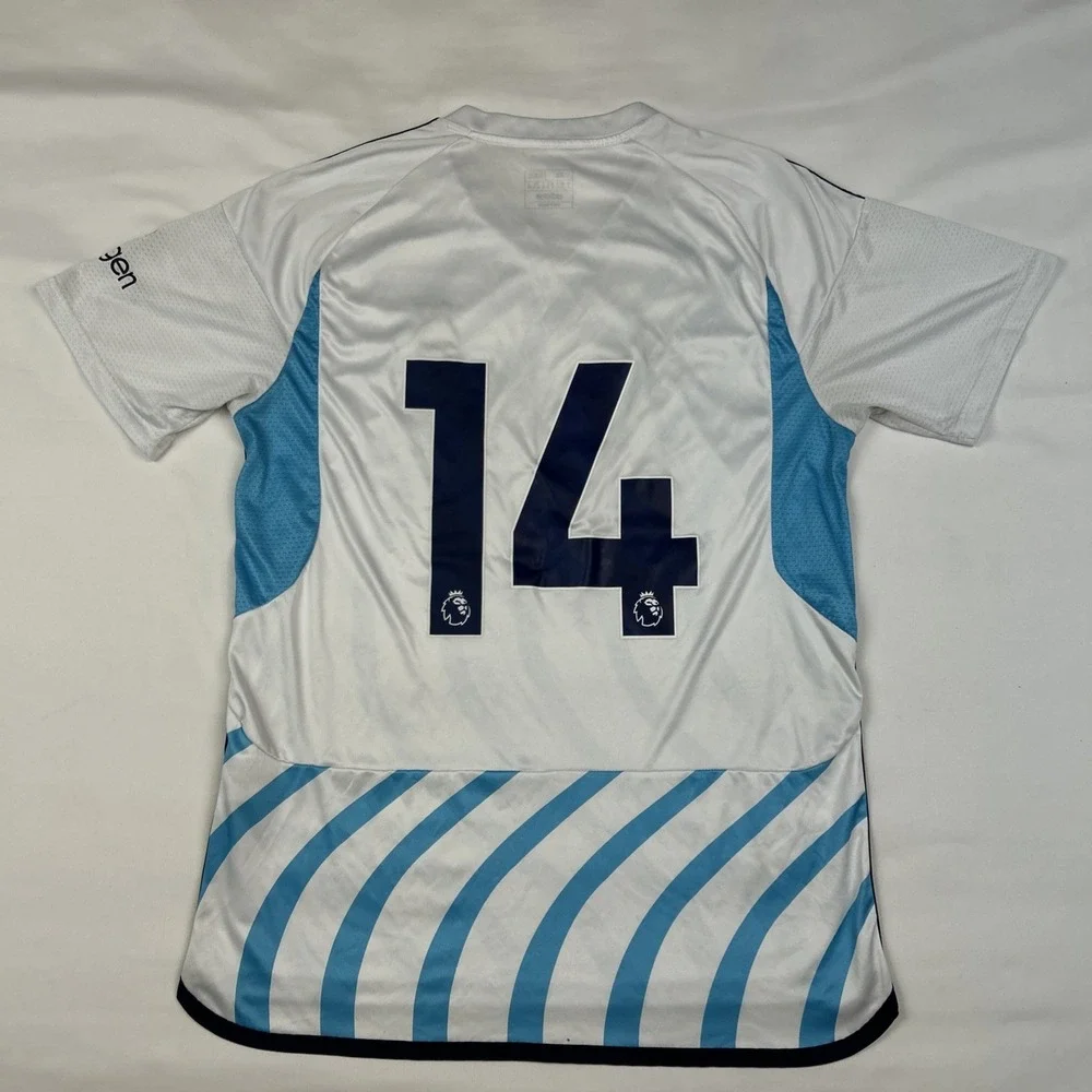 Nottingham Forest 2025 White Away Jersey Soccer Kit Adidas Sz XL Football Shirt